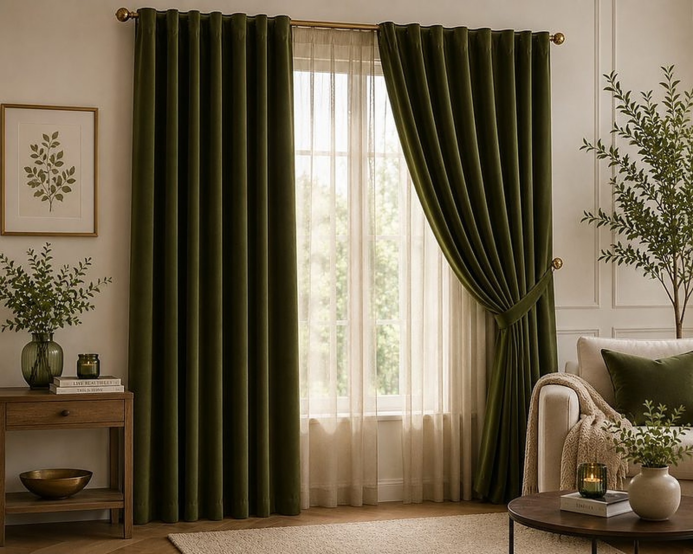 Blackout con Nylon Verde Olivo