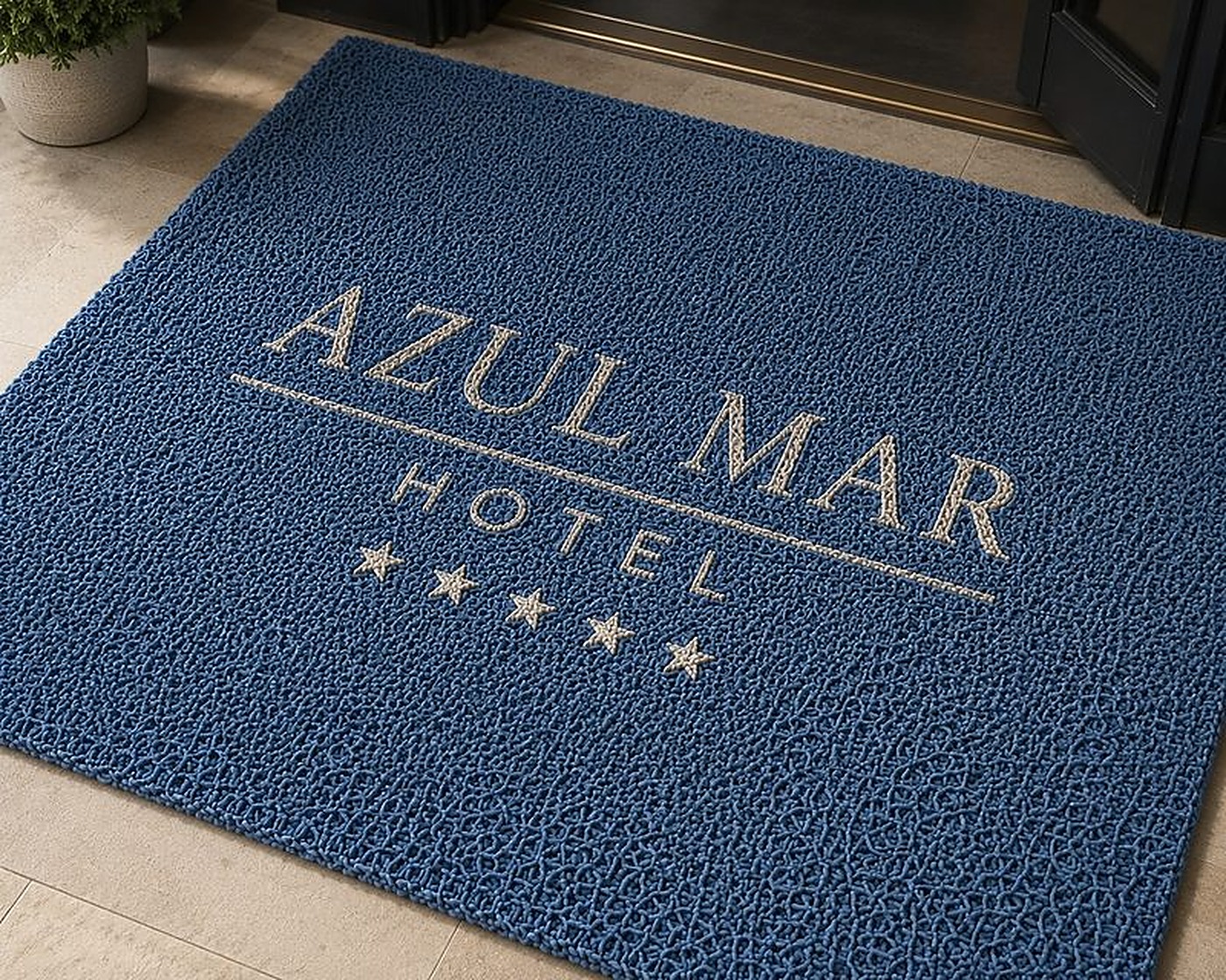 Tapete de hospitalidad con tu logo