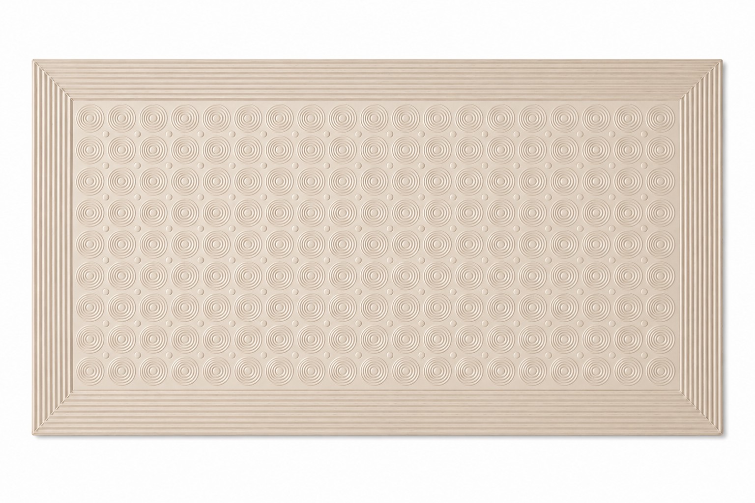 Tapete de Hule Antiderrapante beige